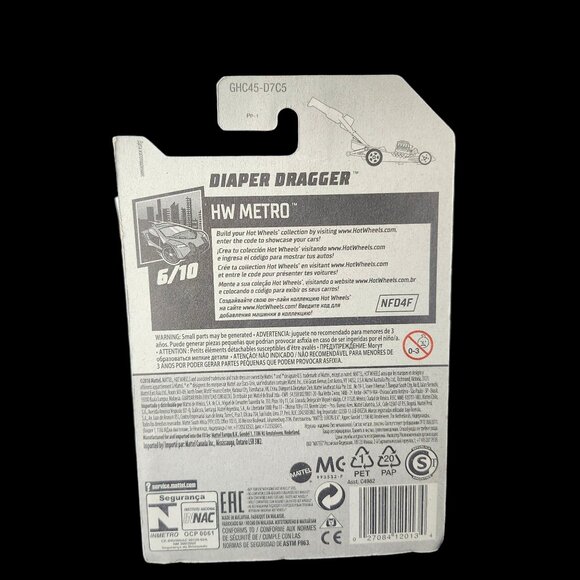 🆕️ 2019 HOT WHEELS HW Metro Diaper Dragger - Picture 5 of 5